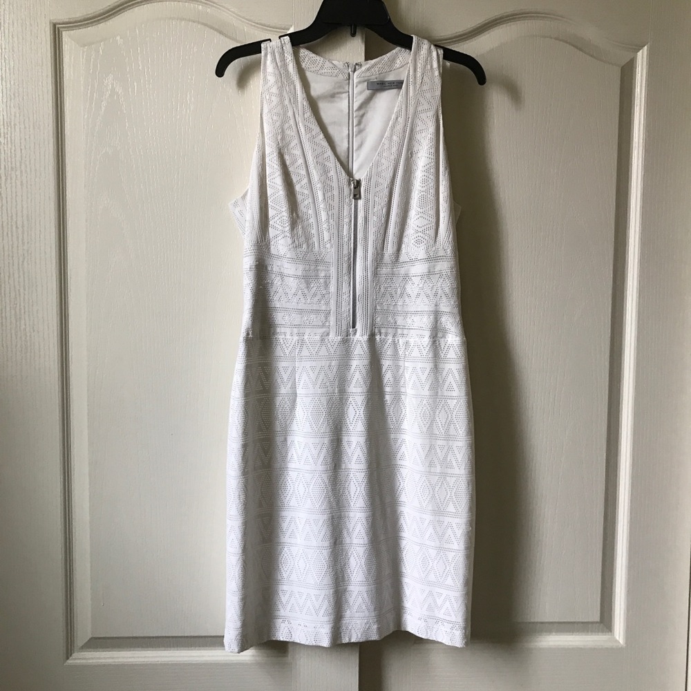 White mesh-like Dress